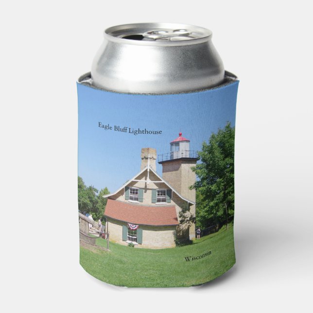 Porta-lata Eagle Bluff Lighthouse pode resfriar (Can Front)