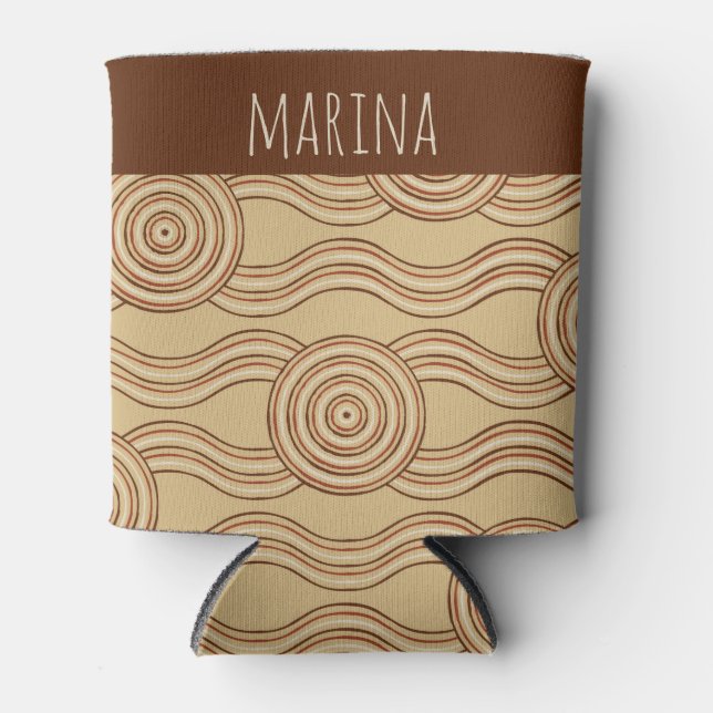 Porta-lata Earth Customizable Name - Hora do Sono australiano (Frente)