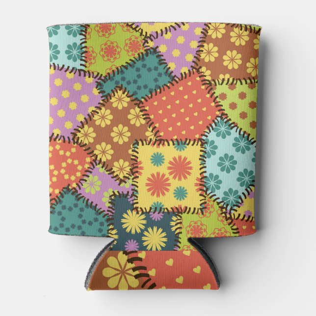 Porta-lata Eclectic Patchwork (Correção Eclética): Diversa Co (Frente)