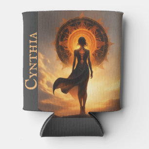 Porta-lata Eclipse Solar de Coozie de Memento Personalizável
