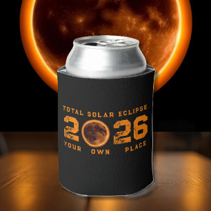 Porta-lata Eclipse Solar Total 12 de Agosto de 2026