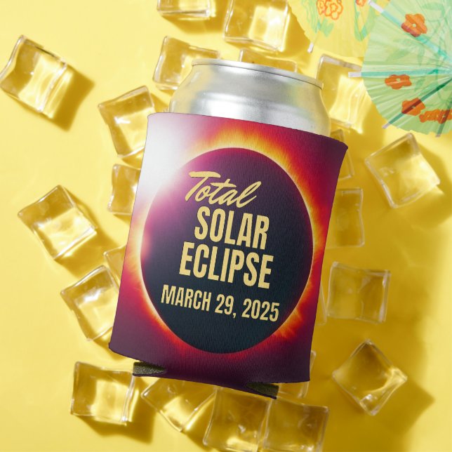 Porta-lata Eclipse Solar Total 2025 (Verão in situ)