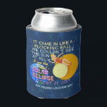 Porta-lata Eclipse Solar Total agosto 21 2017 Funny Americana<br><div class="desc">Em 21 de agosto de 2017, um eclipse solar total será visível em grande parte dos Estados Unidos. Está sendo chamado de Eclipse Solar Excelente Americano. Se você está planejando comemorar este evento excitante, esta design humorística é perfeita para você. O texto de paródia irônico mimetiza a letra da música...</div>