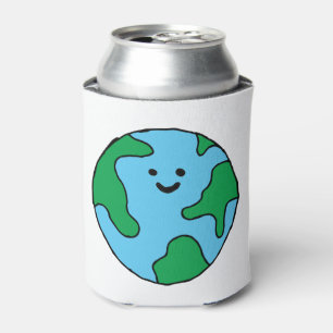 Porta-lata Ecoamigo do Mundo Ícone Feliz Terra Clipart Ecofri