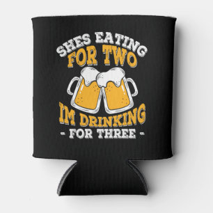 Porta-lata Ela Comendo Por Dois Bebendos Im Por Três