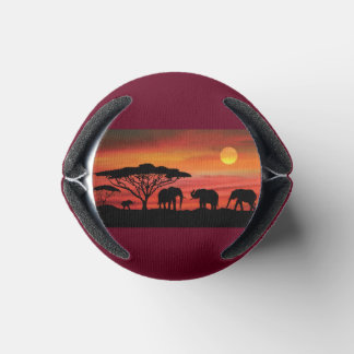 Porta-lata Elefantes-e-Pôr-do-Sol-