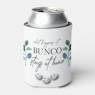 Porta-lata Elegante Eucalyptus Dice Bunco
