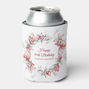 Porta-lata Elegante Winter Berry Botanic 90 Birthday