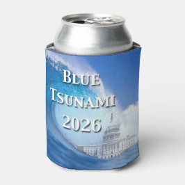 Porta-lata Eleição Tsunami Azul 2026