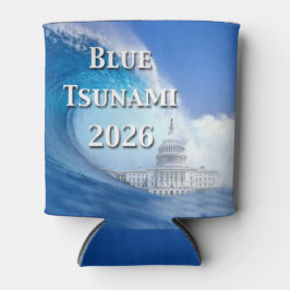 Porta-lata Eleição Tsunami Azul 2026