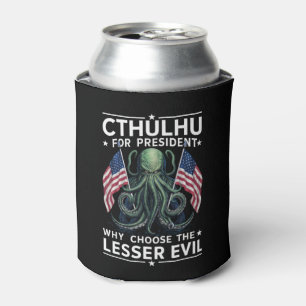 Porta-lata Eleições Engraçadas de 2024 Cthulhu Para President