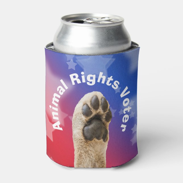 Porta-lata Eleitor dos Direitos dos Animais (Can Front)