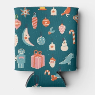 Porta-lata Elemento de Natal Conjunto de Férias de inverno