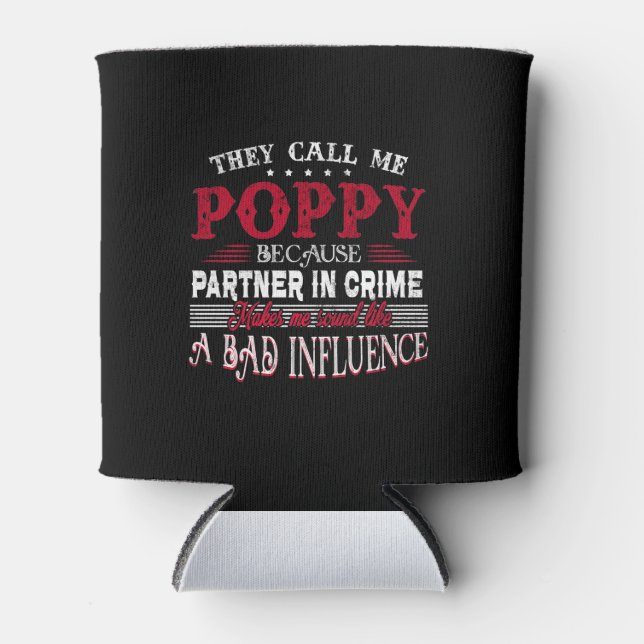 Porta-lata Eles Me Chamam De Poppy Porque Parceiro Em Crime F (Frente)