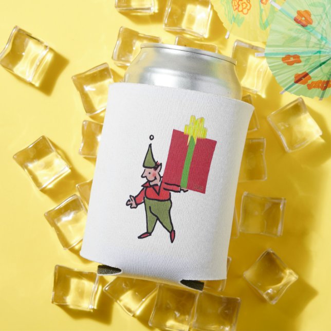 Porta-lata Elf com caixa vermelha pode resfriar (Verão in situ)