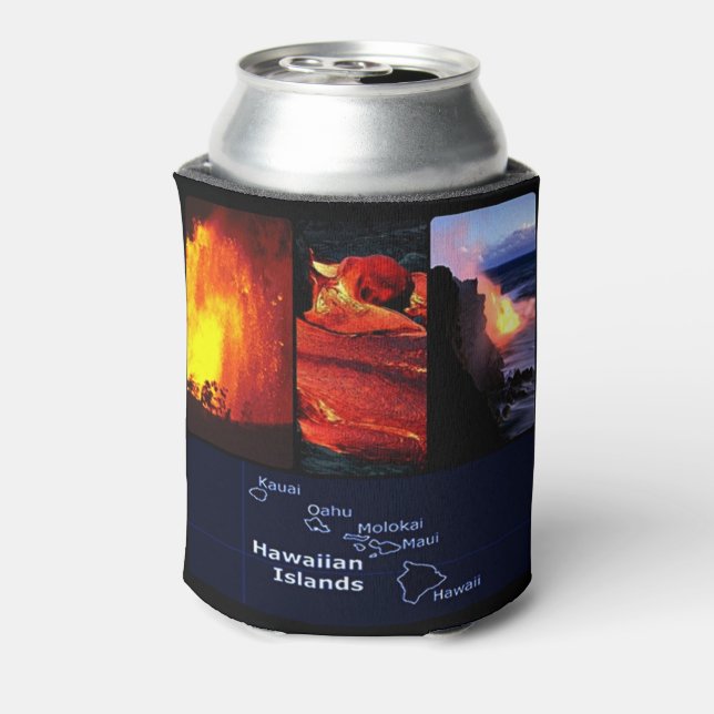 Porta-lata Embalagem de garrafas vulcânicas havaianas (Can Back)