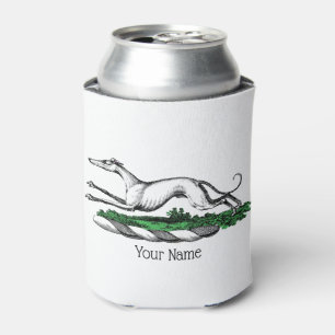 Porta-lata Emblem de Tremor Greyhound com Crest Heráldica