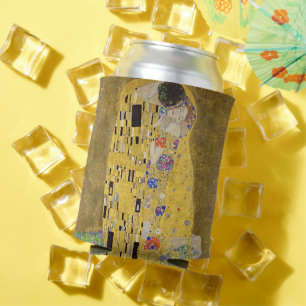 Porta-lata Embrace Eterno Paixão: Gustav Klimt é o Beijo