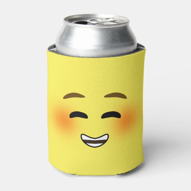 Porta-lata Emoji Smiling Branco (Can Front)