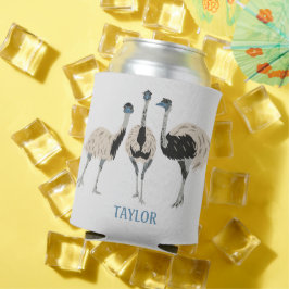 Porta-lata Emus Bird Personalizados
