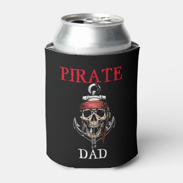 Porta-lata Encha suas bebidas com um pirata divertido (Can Front)