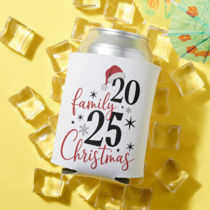 Porta-lata Encontro da Equipe de Natal da Família 2025 Combin