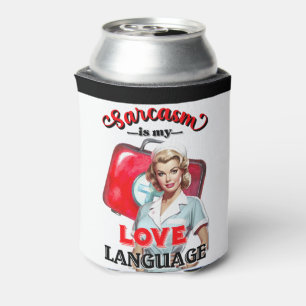 Porta-lata Enfermeira Cuja Linguagem Pinup_ Love