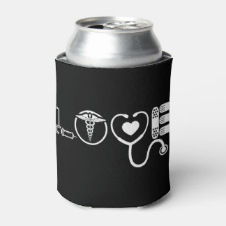 Porta-lata Enfermeira de Amor Enfermeira Cute Enfermeira ER E