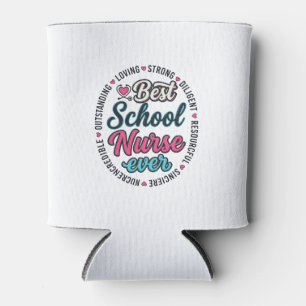 Porta-lata Enfermeira Escolar Sempre Camisa de Desenho de Gra