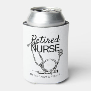 Porta-lata Enfermeira Reformada Engraçada Não Quer Aposentar
