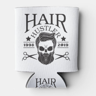 Porta-lata Engraçado Barber Beard Hair Hustler 2019 Presente