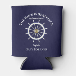 Porta-lata Engraçado Boas-vindas a bordo da roda do navio