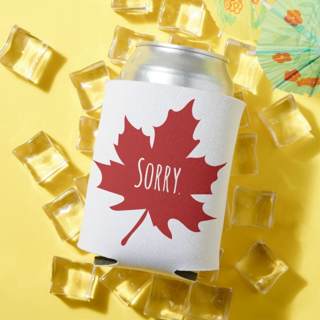 Porta-lata Engraçado canadense pode resfriar (Verão in situ)