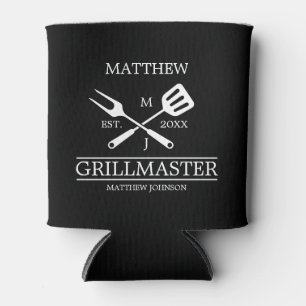 Porta-lata Engraçado CHURRASCO Grill Mestre Personalizado Bar