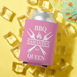Porta-lata Engraçado CHURRASCO Grill Mestre Personalizado Rai