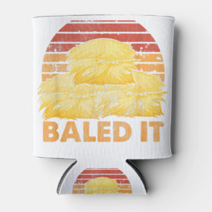 Porta-lata Engraçado Engraçado Caiu Fazenda Piada Hay Bale 