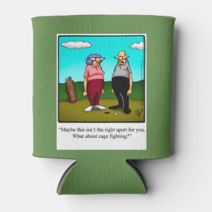 Porta-lata Engraçado Golf Humor Beer Cozy