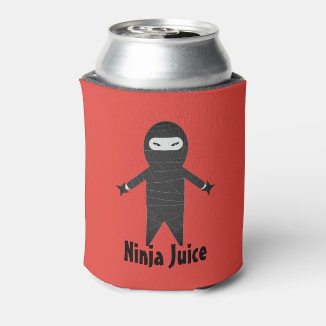 Porta-lata Engraçado Ninja Juice Beer Cooler (Can Back)