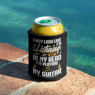 Porta-lata Engraçado ouvir na minha cabeça Estou tocando minh