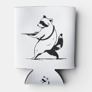 Porta-lata Engraçado Raccoon Shooter