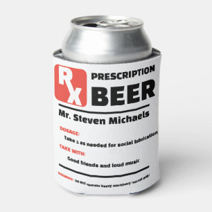 Porta-lata ENGRAÇADO! 🍺 refrigerador de cerveja de prescriçã