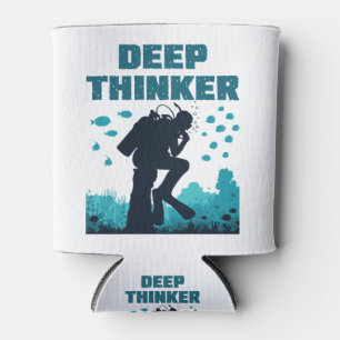 Porta-lata Engraçado Scuba Mergulhando Mergulhador Deep Thin