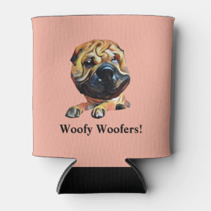 Porta-lata Engraçado Shar Pei Can Cooler