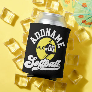 Porta-lata Equipa de Softbol Personalizada ADICIONAR NOME Ret