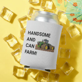 Porta-lata Equipamento bonito e Fazenda de trator engraçado