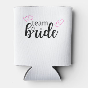 Porta-lata Equipe Bride Double Heart - Letra negra