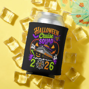 Porta-lata Equipe de Cruzeiro de Halloween 2026 Camisas de Cr