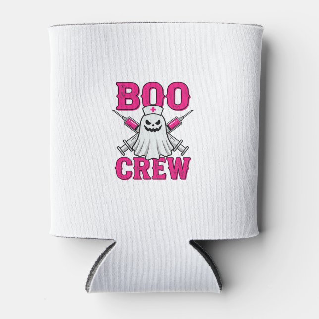 Porta-lata Equipe de Enfermeira Fantasma Halloween (Frente)