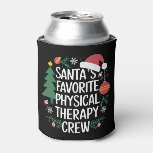 Porta-lata Equipe de Fisioterapia Favorita do Papai Noel Nata