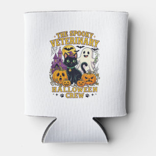 Porta-lata Equipe de Halloween Veterinária Assustadora Gato P
